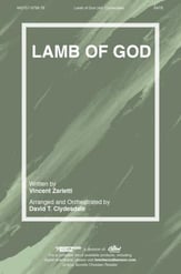 Lamb of God SATB choral sheet music cover